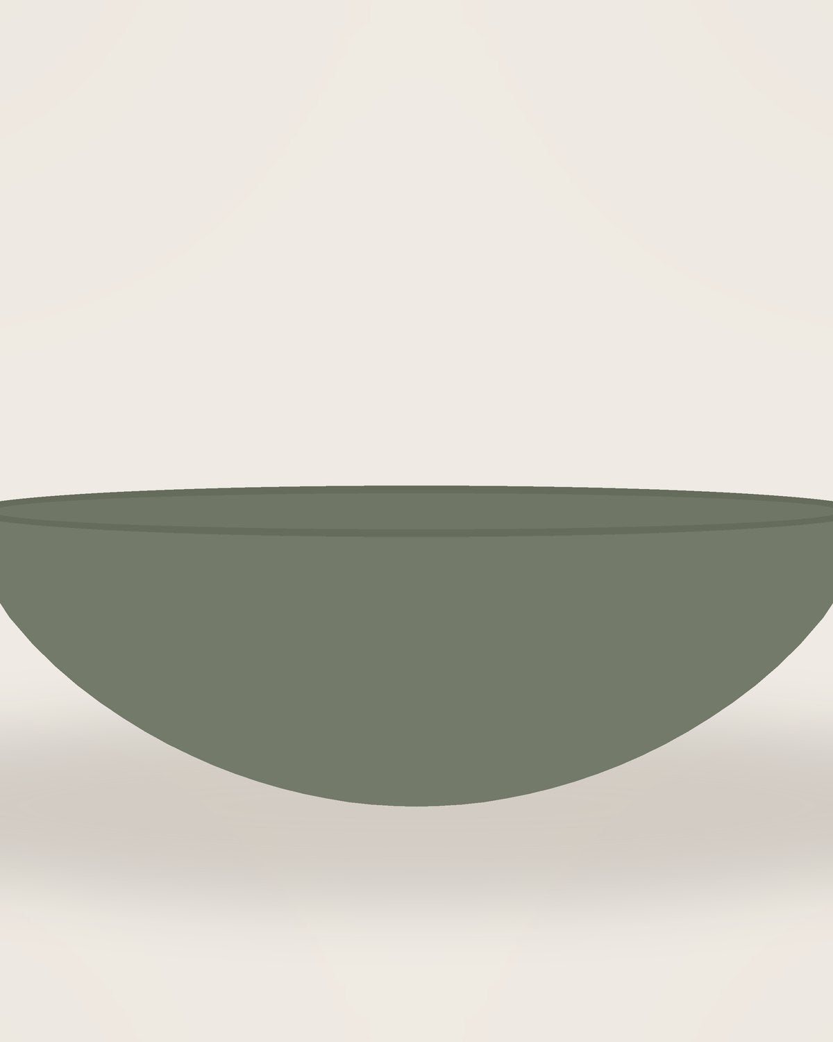 Arco Low Bowl, close detail of the finish