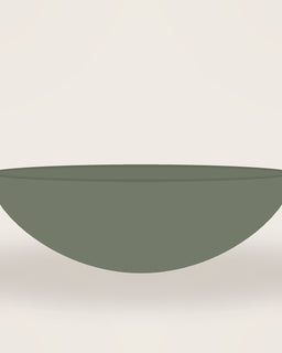Arco Low Bowl, close detail of the finish