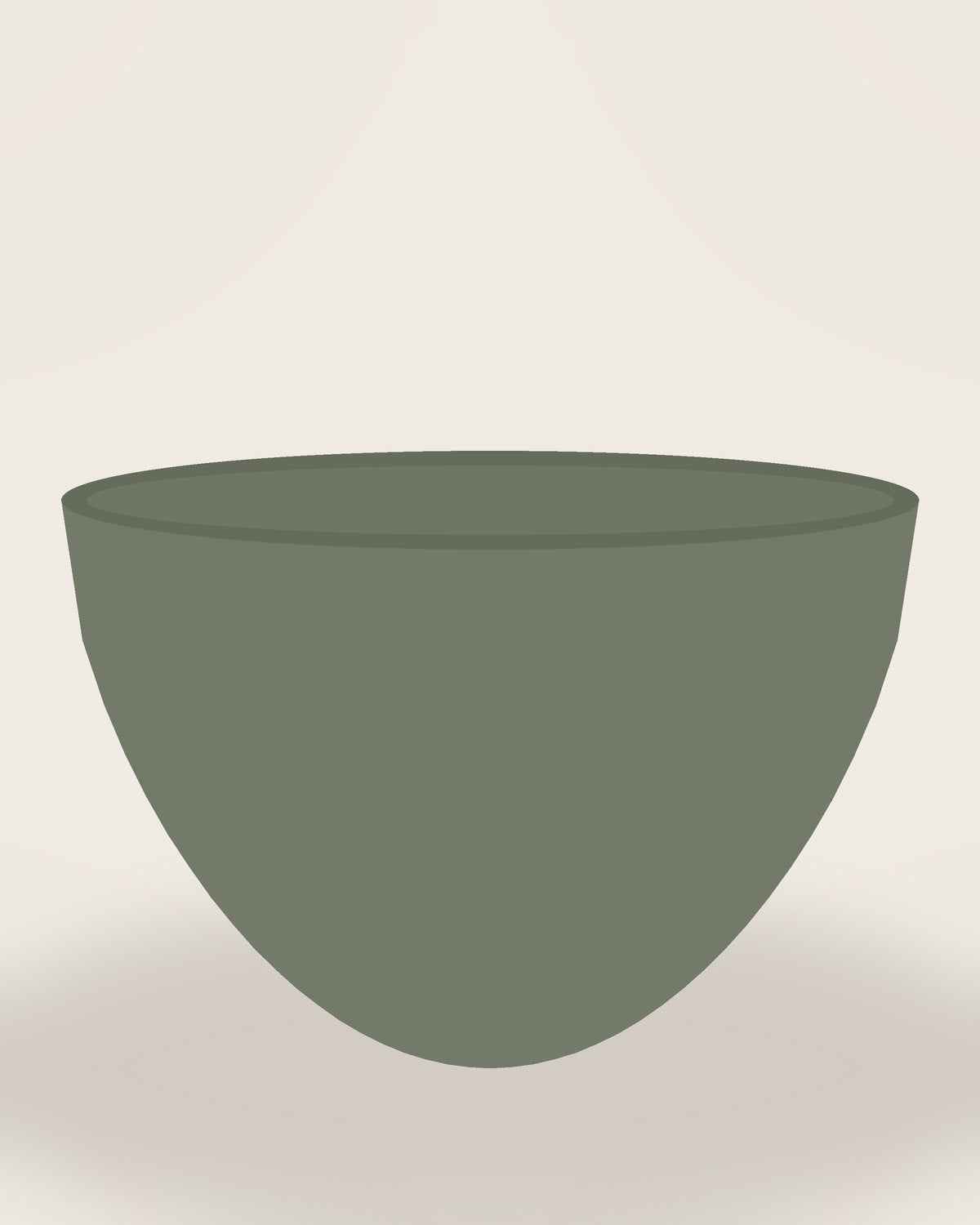 Arco Noodle Bowl, close detail of the finish