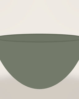 Arco Serving Bowl, close detail of the finish