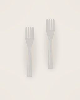 Corda Serving Fork, two pieces shown together