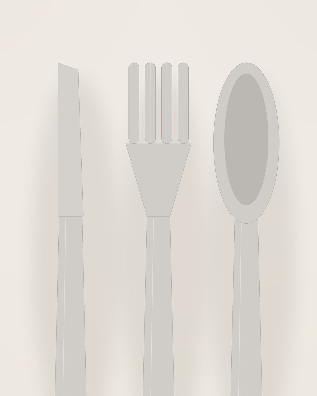 Corda Serving Set, close detail of the finish