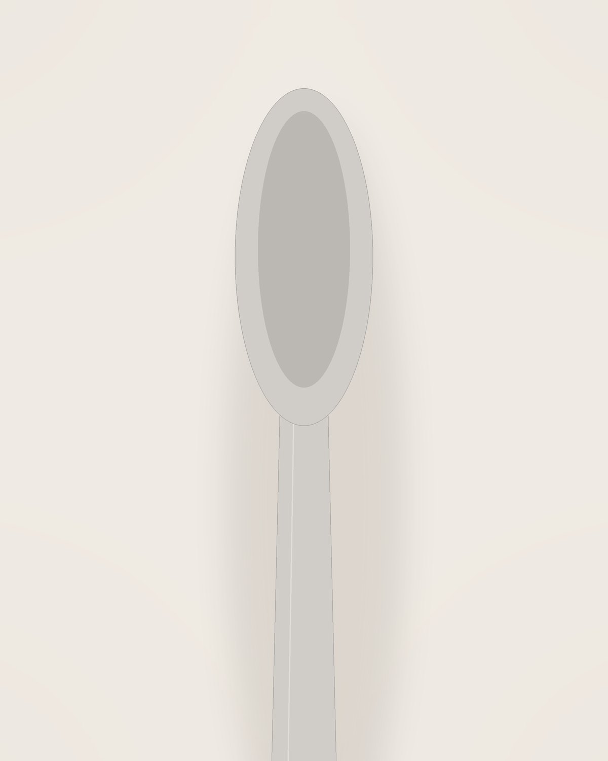 Corda Soup Spoon, close detail of the finish