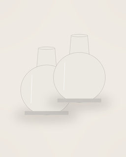 Filo Decanter, two pieces shown together