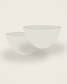 Lino Nesting Bowl Set, two pieces shown together