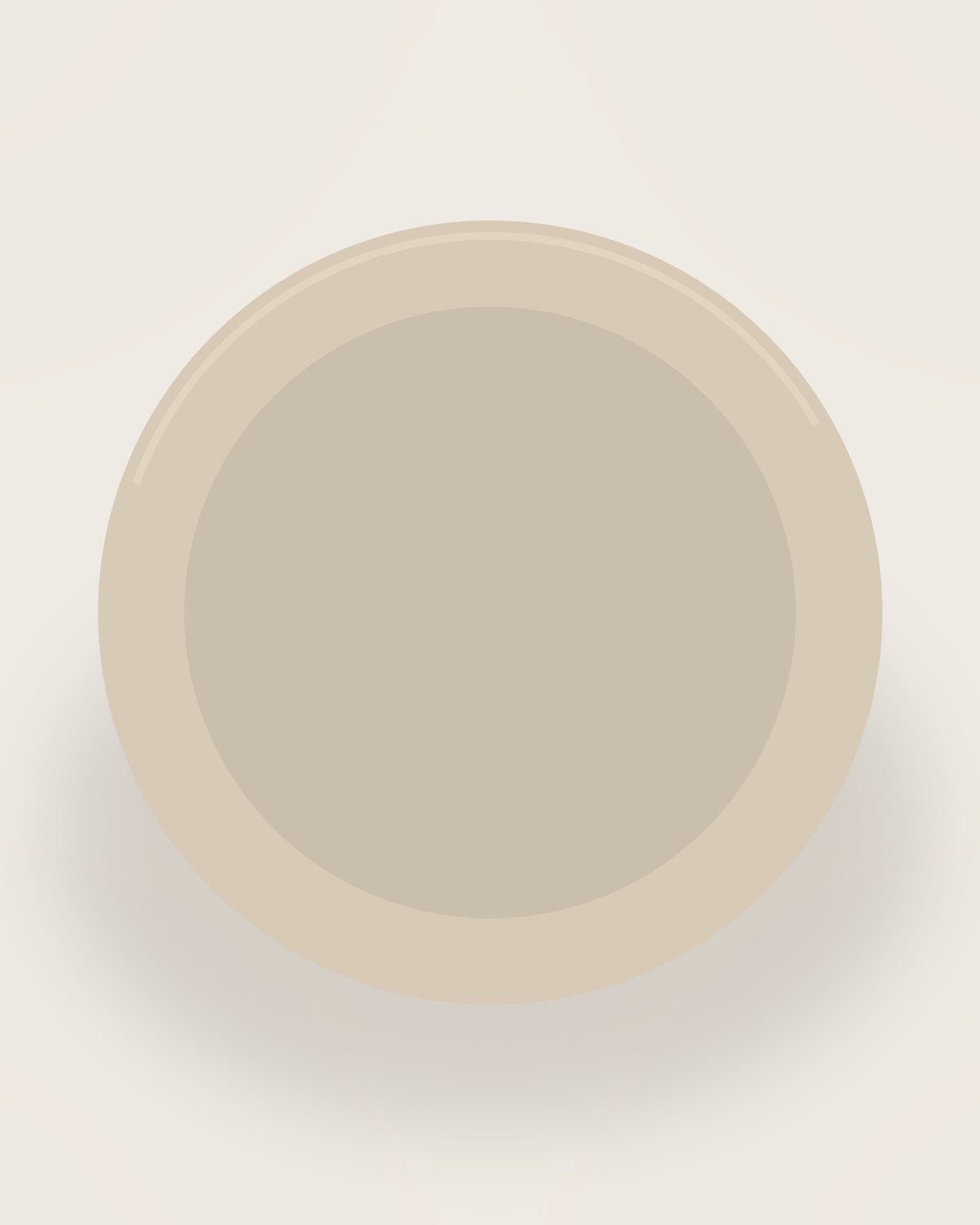 Lino Oval Serving Plate in Sand, front view on a neutral backdrop