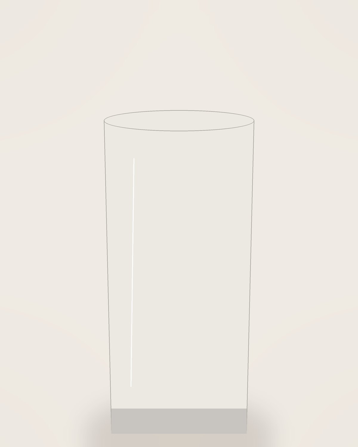 Onda Highball, close detail of the finish