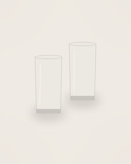 Onda Highball, two pieces shown together
