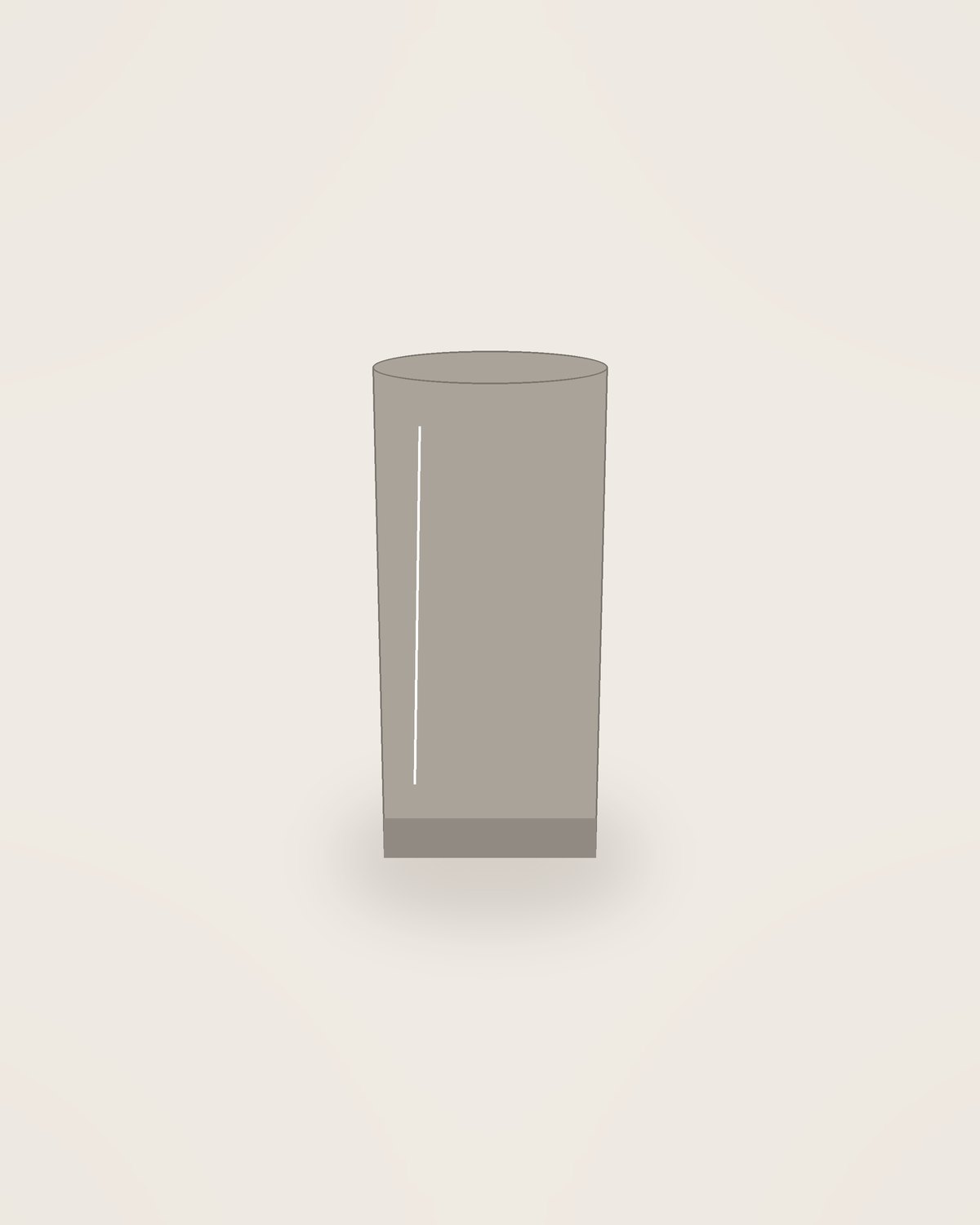 Onda Highball in Smoke, front view on a neutral backdrop