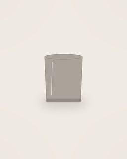 Onda Tumbler in Smoke, front view on a neutral backdrop