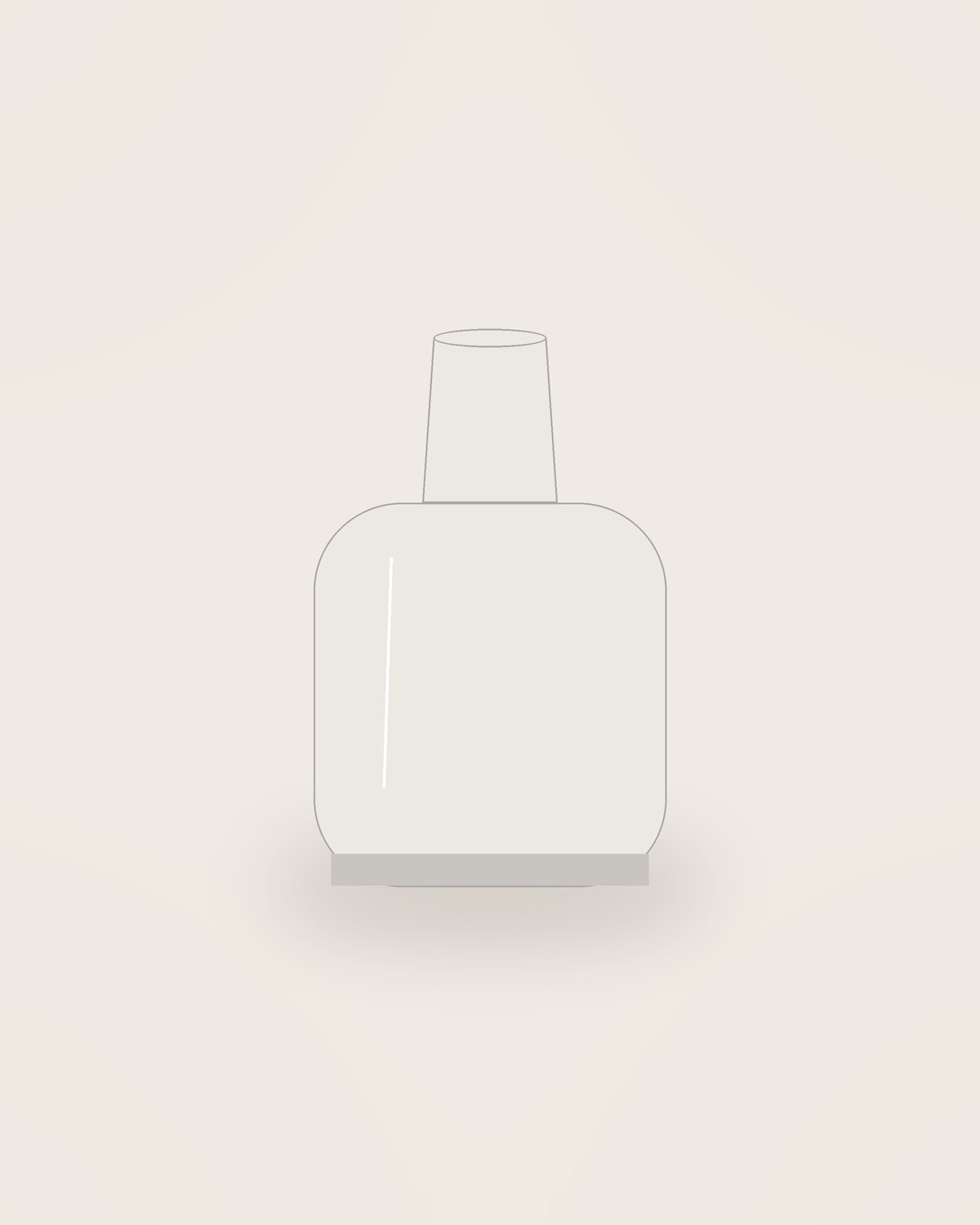 Sera Jug in Clear, front view on a neutral backdrop