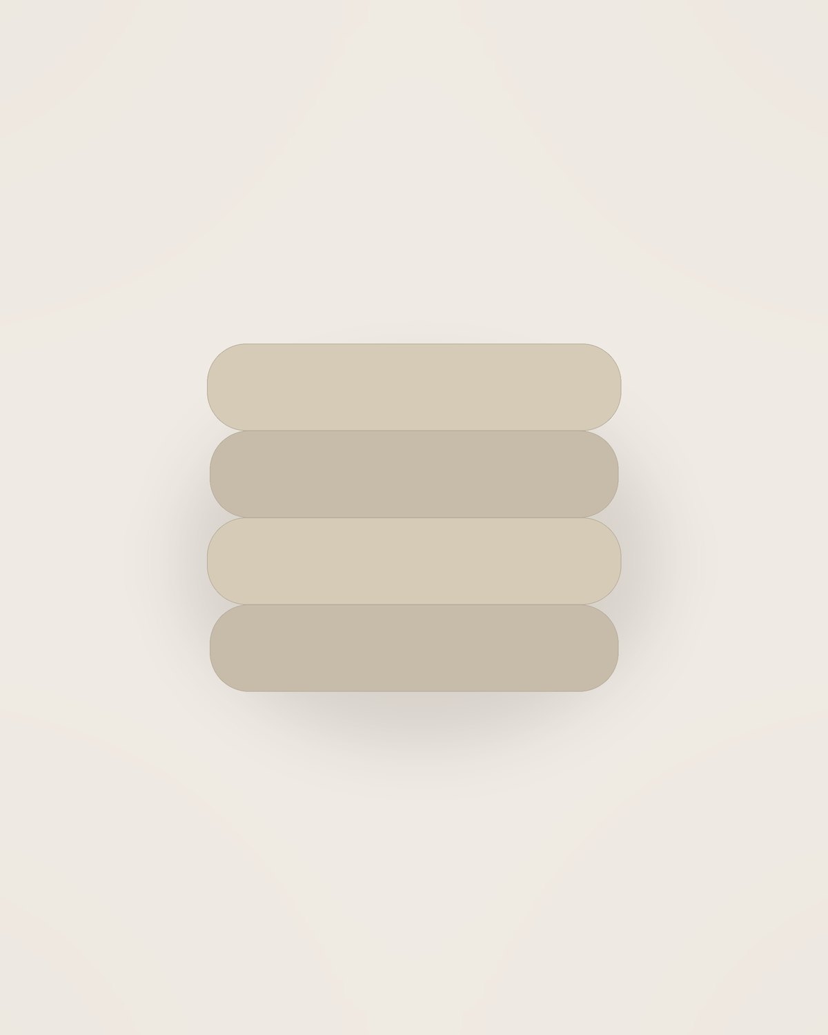 Tela Linen Napkin, Set of 6 in Natural, front view on a neutral backdrop
