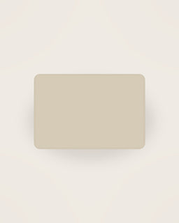 Tela Linen Placemat in Natural, front view on a neutral backdrop