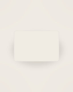 Tela Linen Placemat, Set of 4 in Chalk, front view on a neutral backdrop