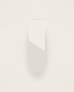 Tela Table Runner in Chalk, front view on a neutral backdrop