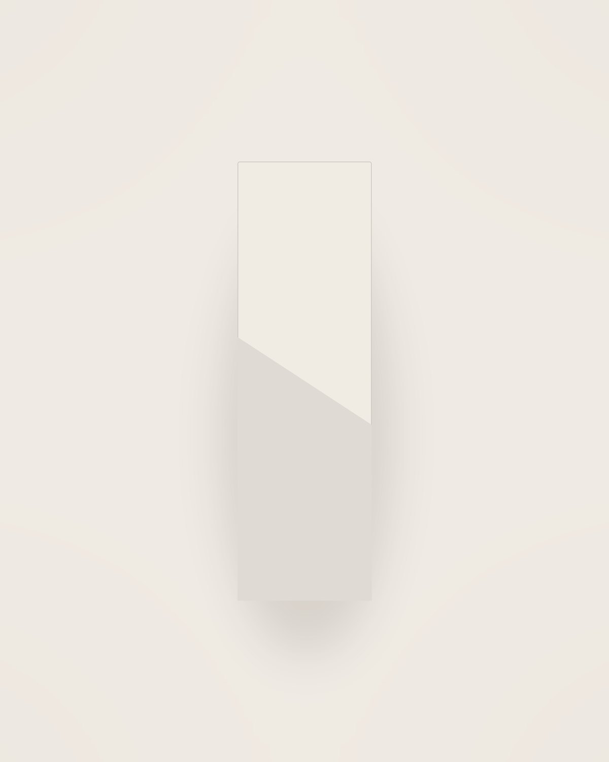 Tela Table Runner, Long in Chalk, front view on a neutral backdrop