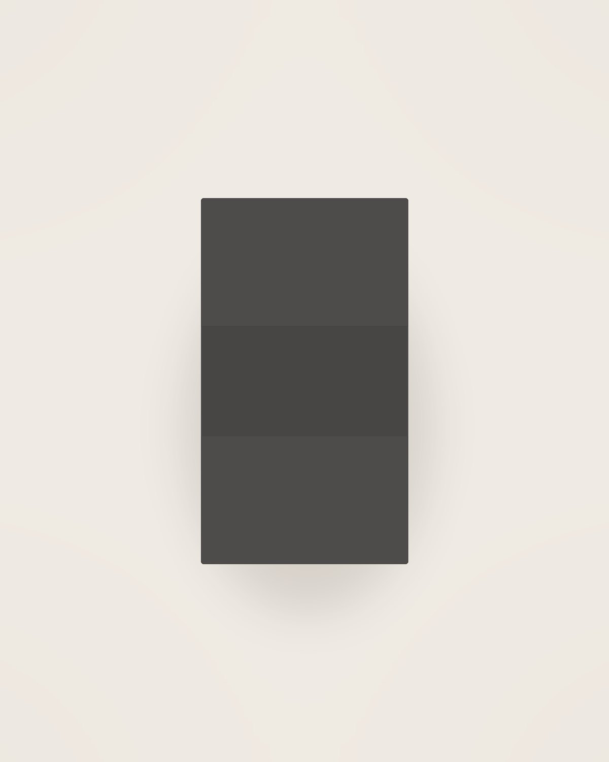 Tela Tea Towel, Set of 3 in Charcoal, front view on a neutral backdrop