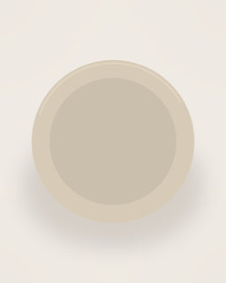 The Everyday Set for Two in Sand, front view on a neutral backdrop