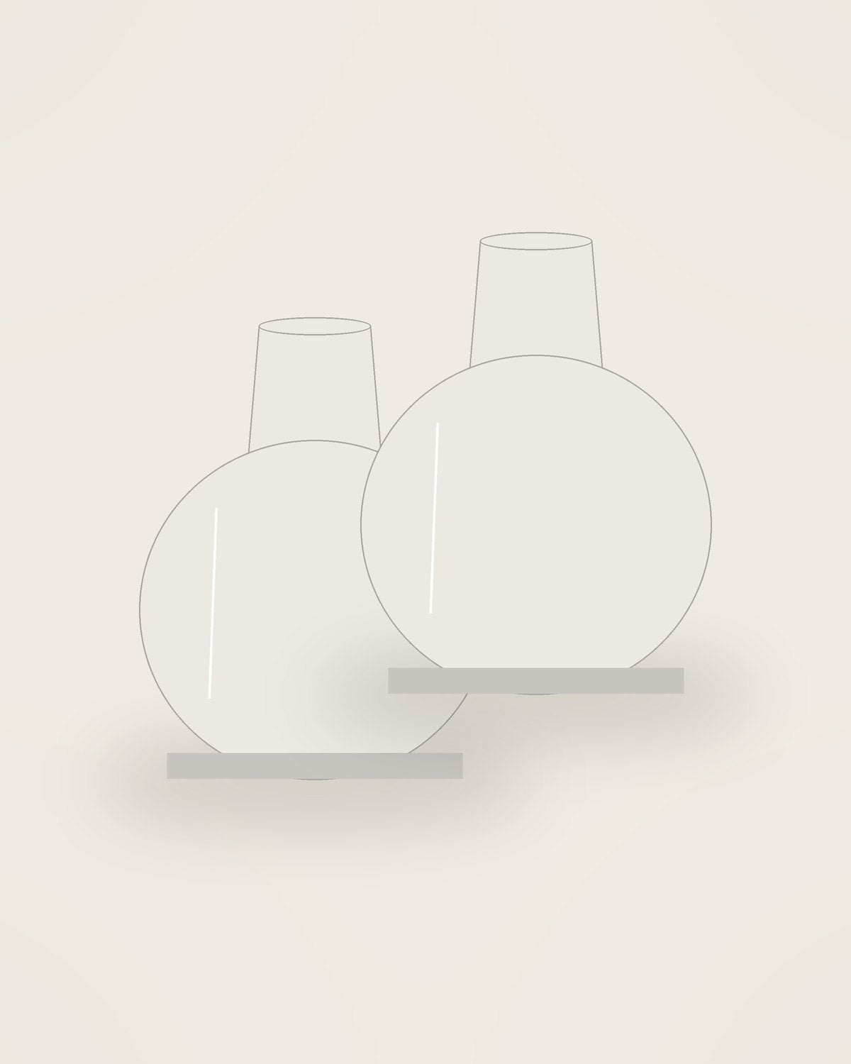 The Whisky Set, two pieces shown together