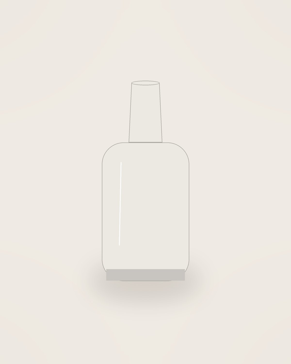 Vela Carafe in Clear, front view on a neutral backdrop