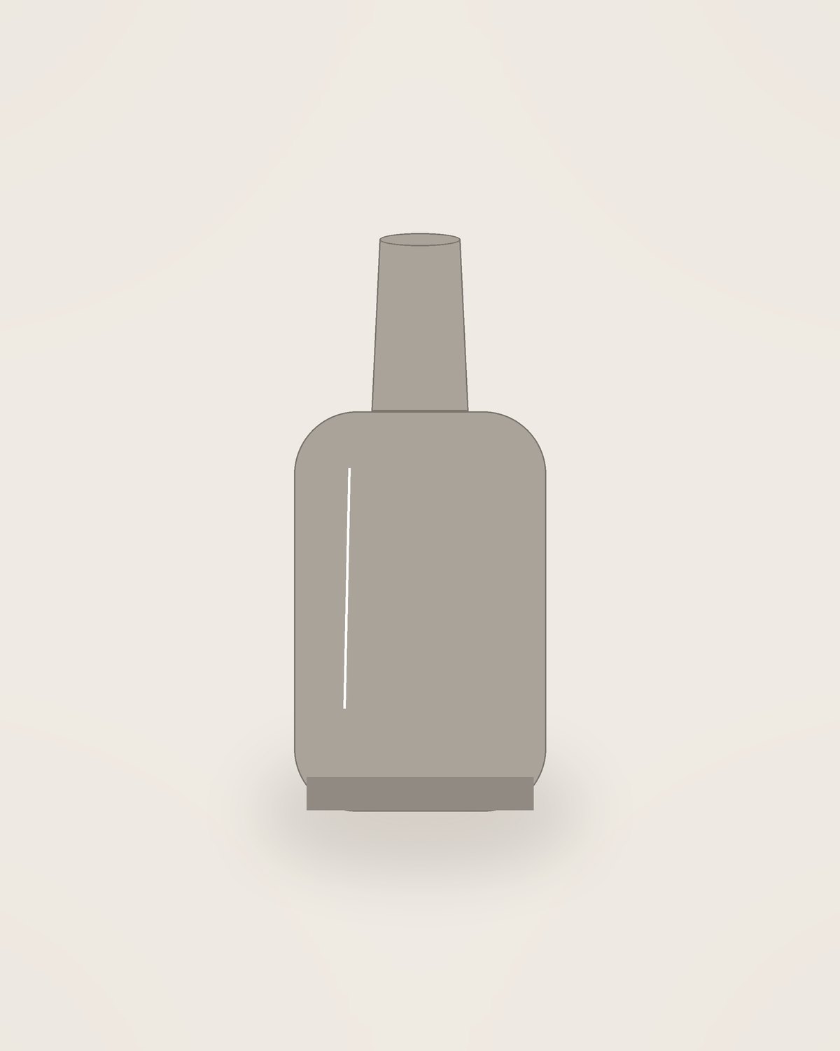 Vela Wine Carafe in Smoke, front view on a neutral backdrop